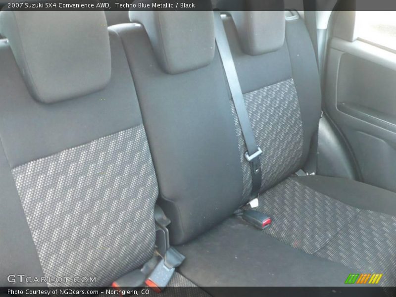 Techno Blue Metallic / Black 2007 Suzuki SX4 Convenience AWD