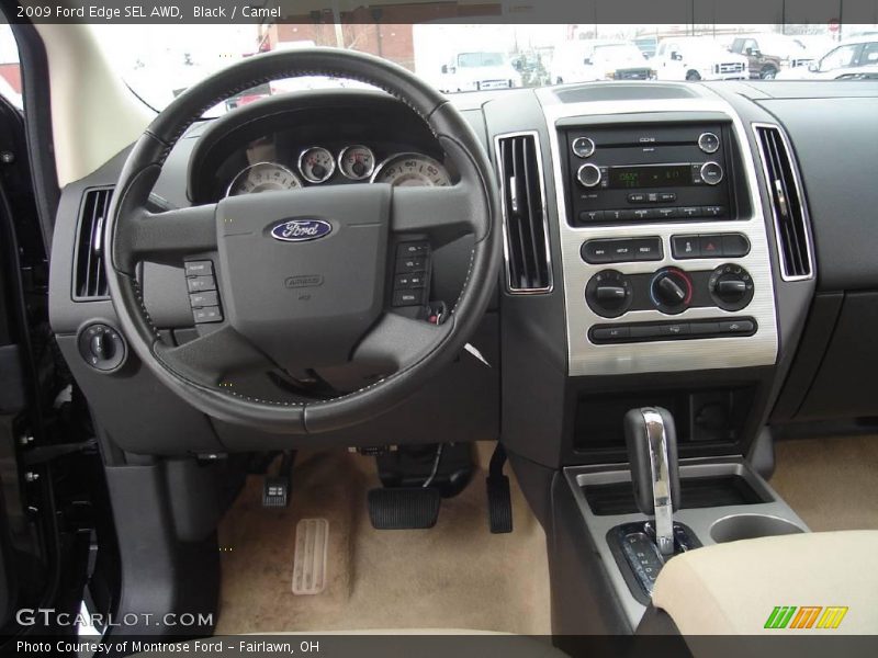 Black / Camel 2009 Ford Edge SEL AWD