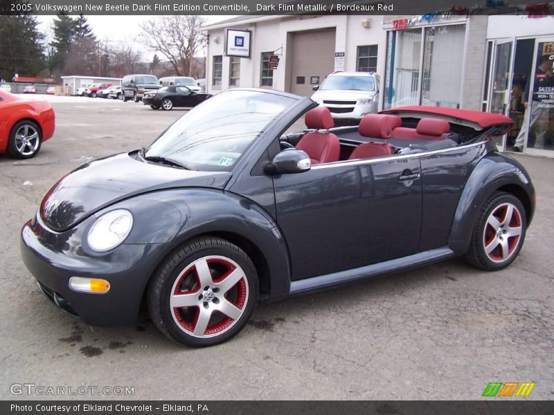 Dark Flint Metallic / Bordeaux Red 2005 Volkswagen New Beetle Dark Flint Edition Convertible