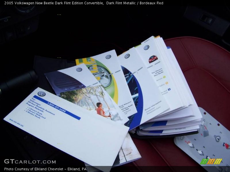 Dark Flint Metallic / Bordeaux Red 2005 Volkswagen New Beetle Dark Flint Edition Convertible