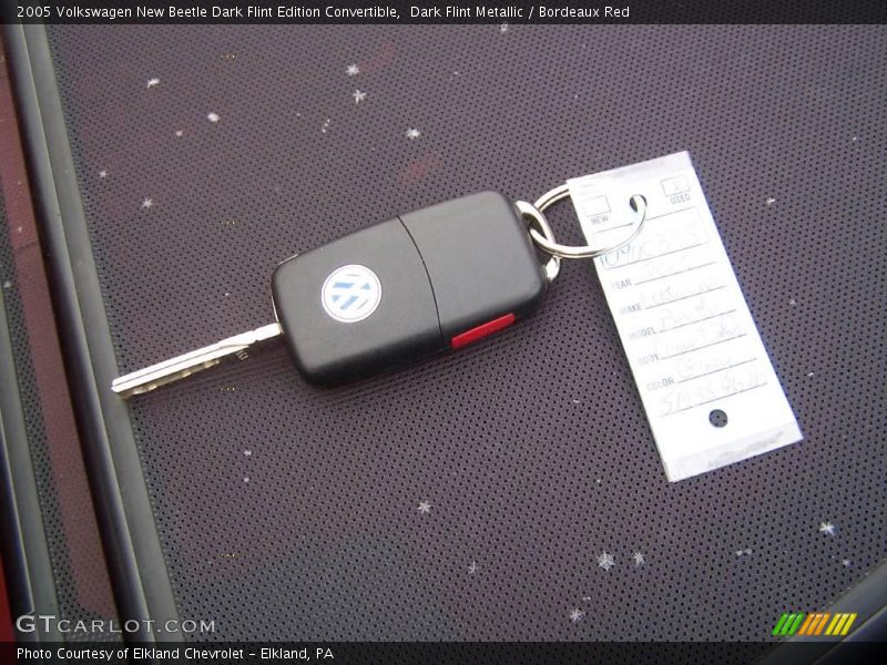 Dark Flint Metallic / Bordeaux Red 2005 Volkswagen New Beetle Dark Flint Edition Convertible