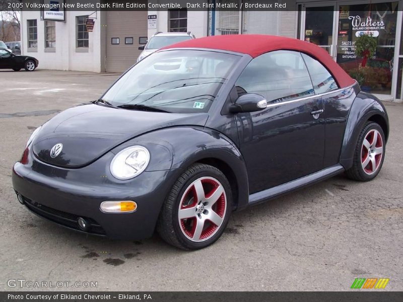 Dark Flint Metallic / Bordeaux Red 2005 Volkswagen New Beetle Dark Flint Edition Convertible