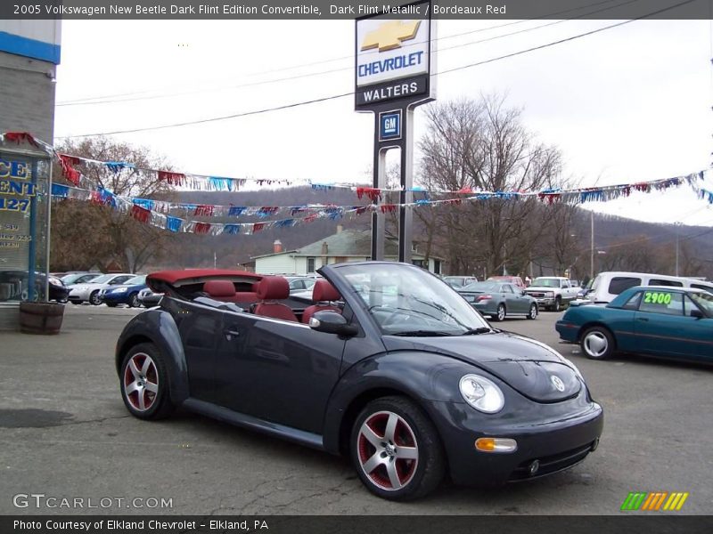 Dark Flint Metallic / Bordeaux Red 2005 Volkswagen New Beetle Dark Flint Edition Convertible