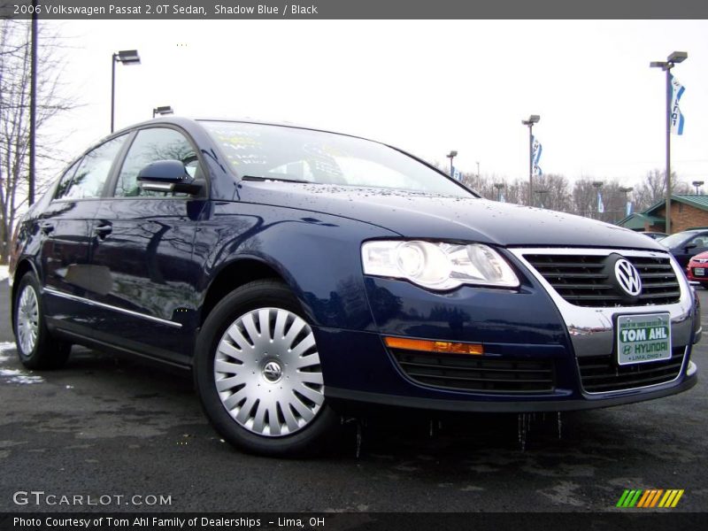 Shadow Blue / Black 2006 Volkswagen Passat 2.0T Sedan