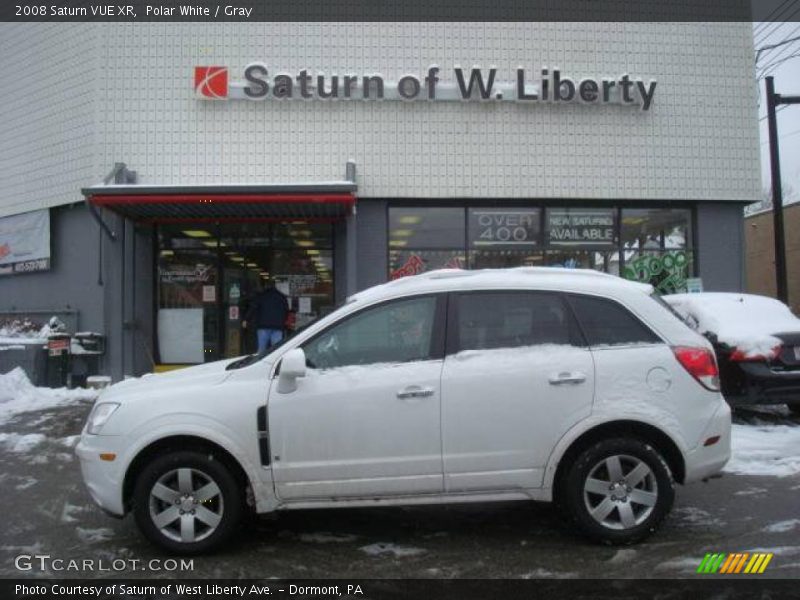 Polar White / Gray 2008 Saturn VUE XR