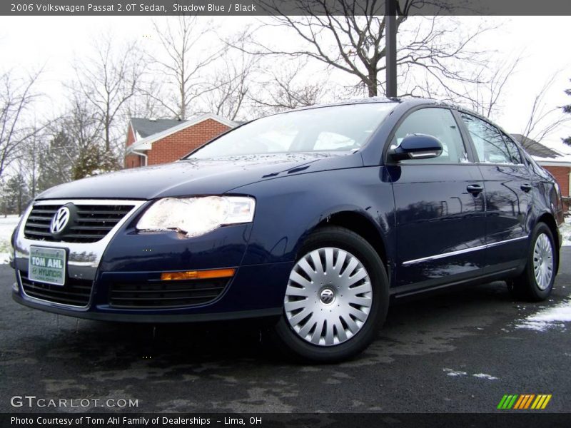 Shadow Blue / Black 2006 Volkswagen Passat 2.0T Sedan