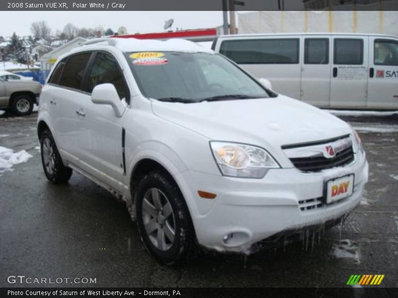 Polar White / Gray 2008 Saturn VUE XR