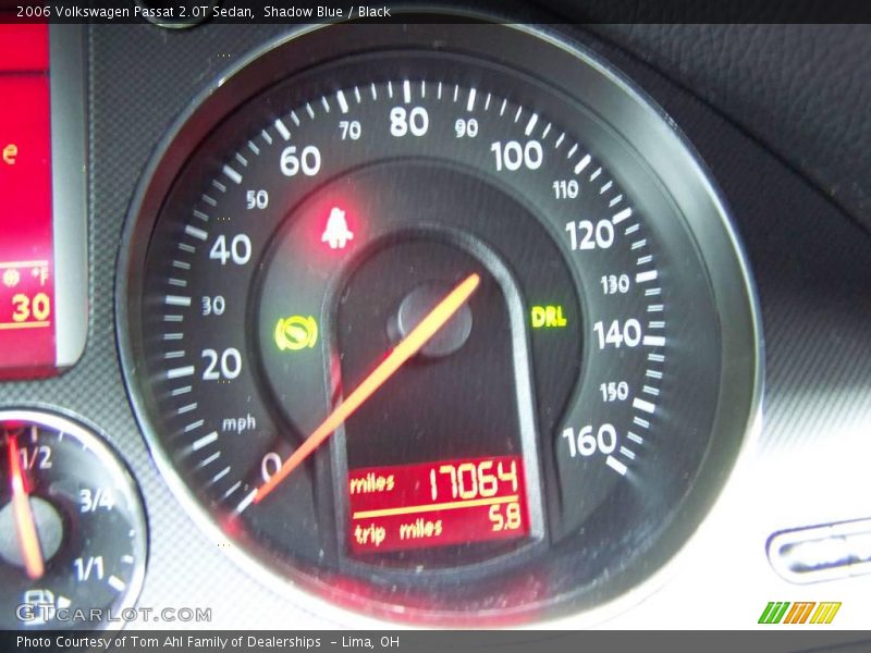 Shadow Blue / Black 2006 Volkswagen Passat 2.0T Sedan