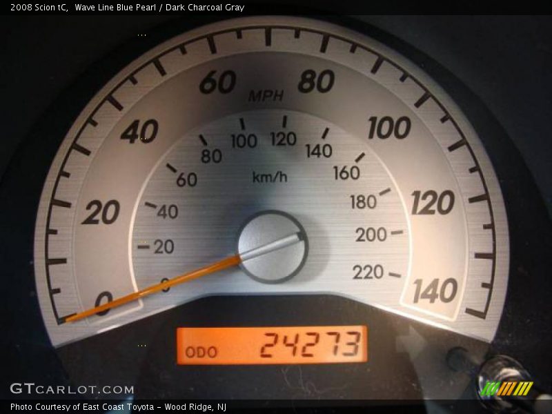 Wave Line Blue Pearl / Dark Charcoal Gray 2008 Scion tC