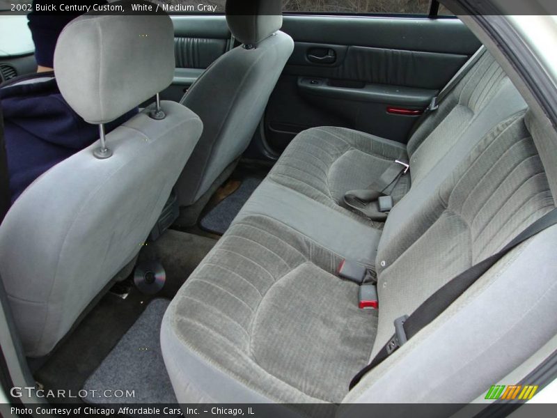 White / Medium Gray 2002 Buick Century Custom