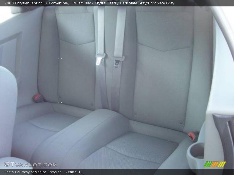Brilliant Black Crystal Pearl / Dark Slate Gray/Light Slate Gray 2008 Chrysler Sebring LX Convertible