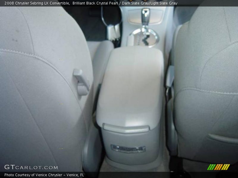 Brilliant Black Crystal Pearl / Dark Slate Gray/Light Slate Gray 2008 Chrysler Sebring LX Convertible