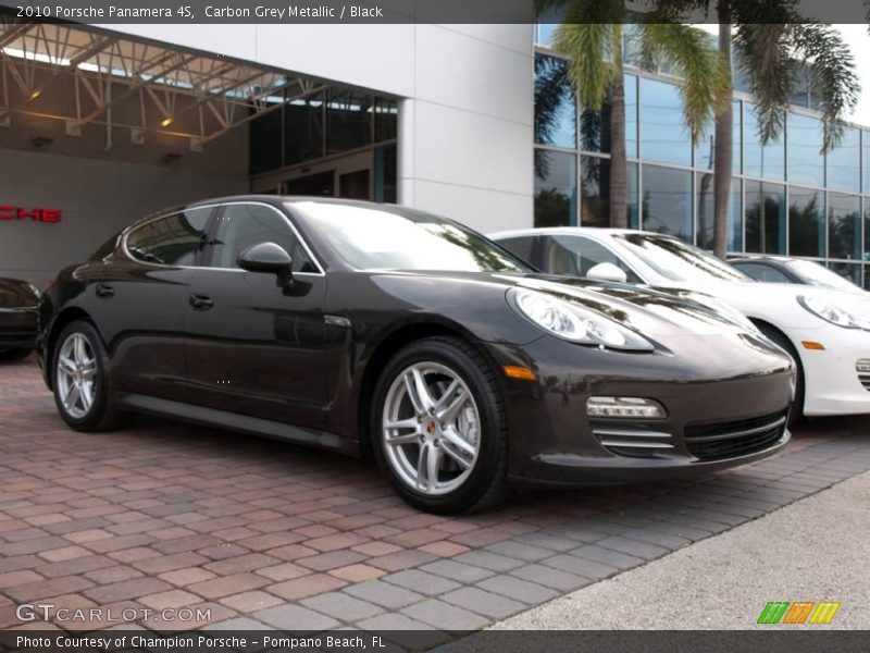 Carbon Grey Metallic / Black 2010 Porsche Panamera 4S