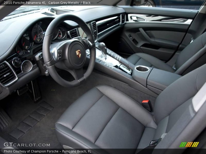 Carbon Grey Metallic / Black 2010 Porsche Panamera 4S