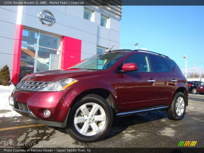 Merlot Pearl / Charcoal 2006 Nissan Murano SL AWD