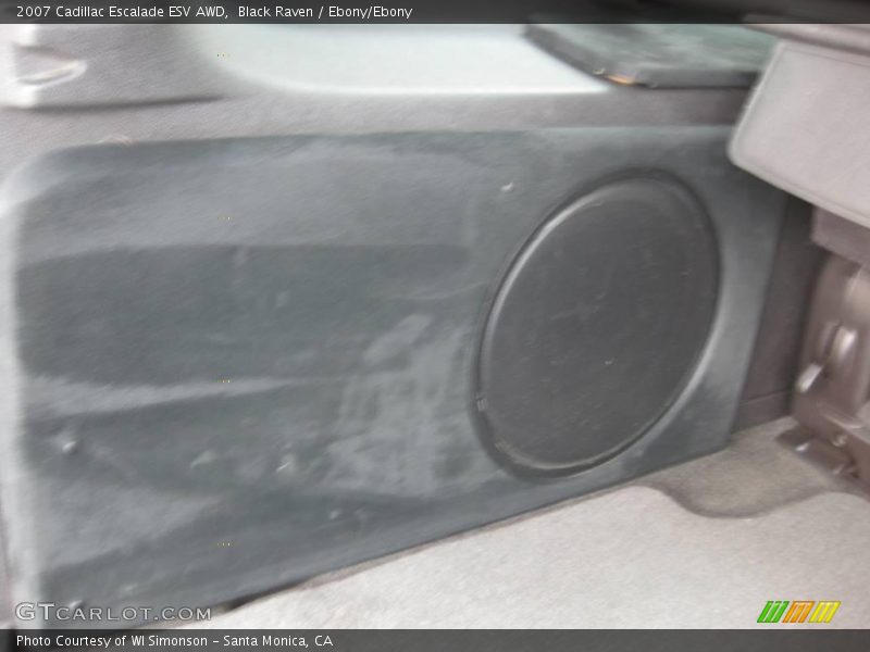 Black Raven / Ebony/Ebony 2007 Cadillac Escalade ESV AWD