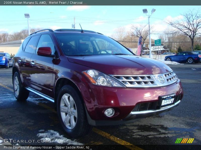 Merlot Pearl / Charcoal 2006 Nissan Murano SL AWD