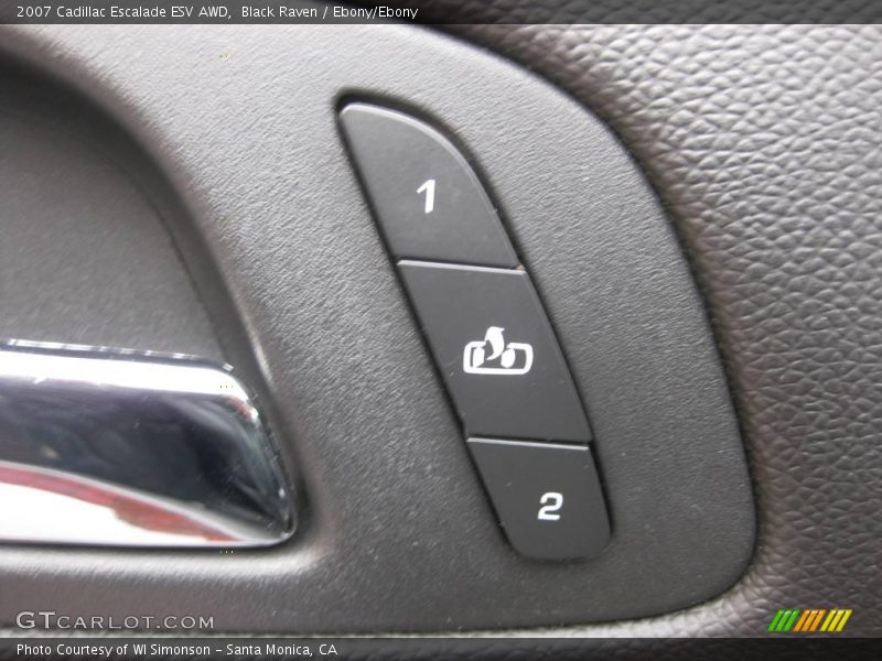 Black Raven / Ebony/Ebony 2007 Cadillac Escalade ESV AWD