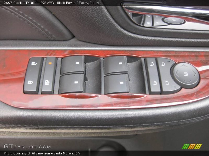Black Raven / Ebony/Ebony 2007 Cadillac Escalade ESV AWD