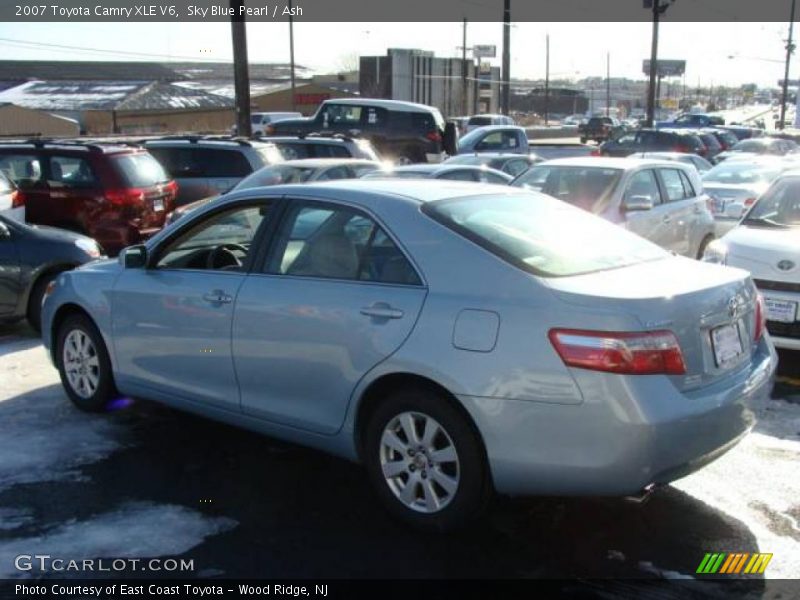 Sky Blue Pearl / Ash 2007 Toyota Camry XLE V6