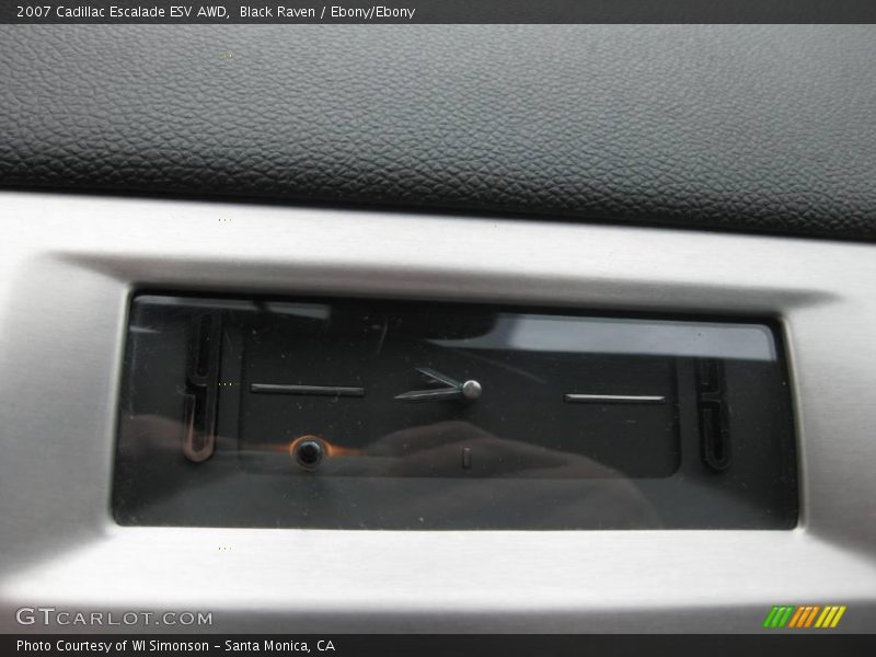 Black Raven / Ebony/Ebony 2007 Cadillac Escalade ESV AWD