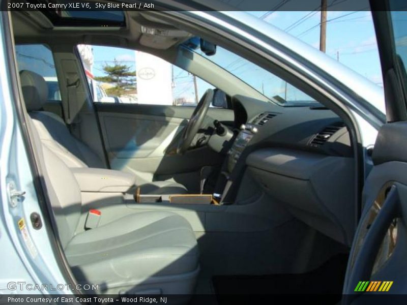 Sky Blue Pearl / Ash 2007 Toyota Camry XLE V6