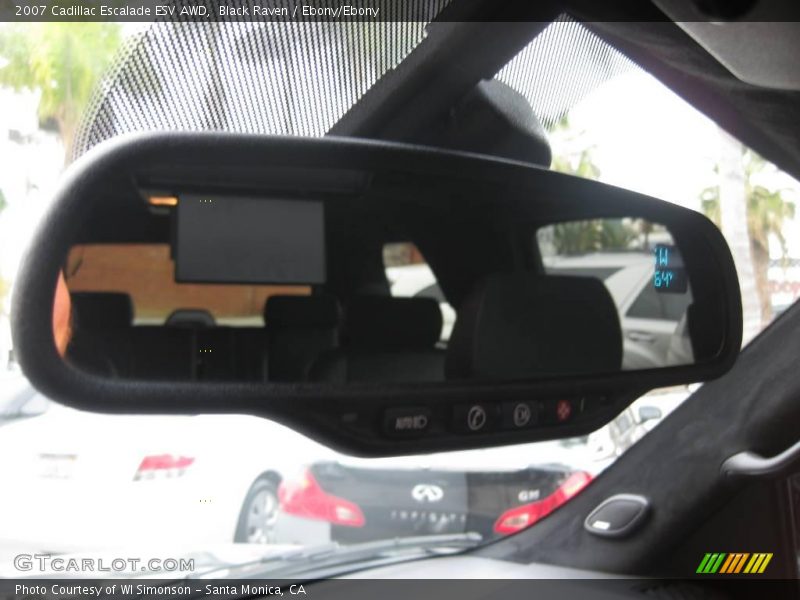 Black Raven / Ebony/Ebony 2007 Cadillac Escalade ESV AWD