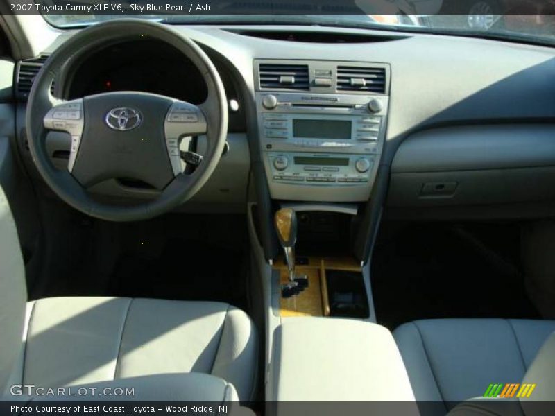 Sky Blue Pearl / Ash 2007 Toyota Camry XLE V6