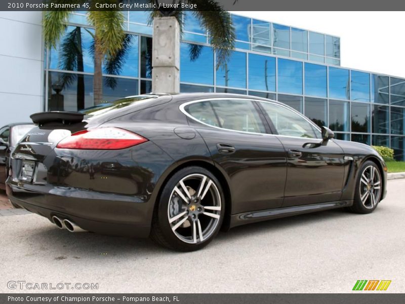 Carbon Grey Metallic / Luxor Beige 2010 Porsche Panamera 4S