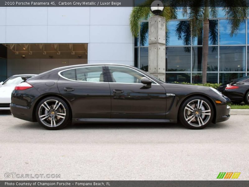 Carbon Grey Metallic / Luxor Beige 2010 Porsche Panamera 4S