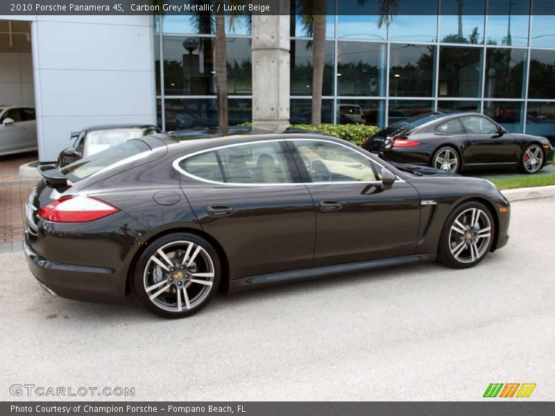 Carbon Grey Metallic / Luxor Beige 2010 Porsche Panamera 4S