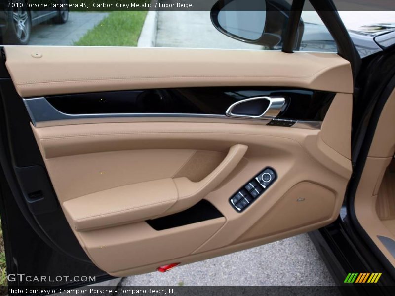 Carbon Grey Metallic / Luxor Beige 2010 Porsche Panamera 4S