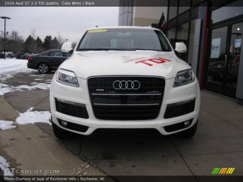 Calla White / Black 2009 Audi Q7 3.0 TDI quattro
