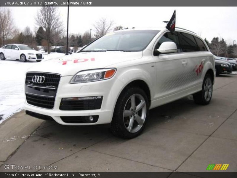 Calla White / Black 2009 Audi Q7 3.0 TDI quattro