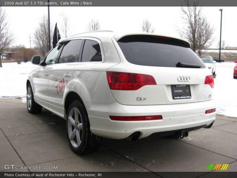 Calla White / Black 2009 Audi Q7 3.0 TDI quattro