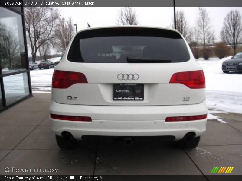 Calla White / Black 2009 Audi Q7 3.0 TDI quattro