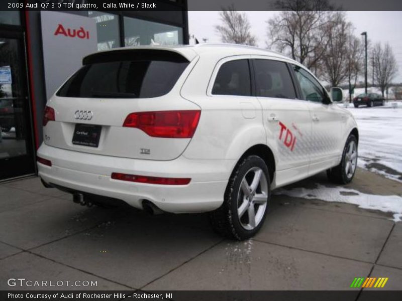 Calla White / Black 2009 Audi Q7 3.0 TDI quattro