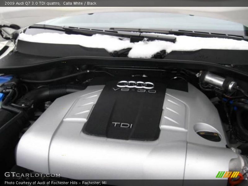 Calla White / Black 2009 Audi Q7 3.0 TDI quattro
