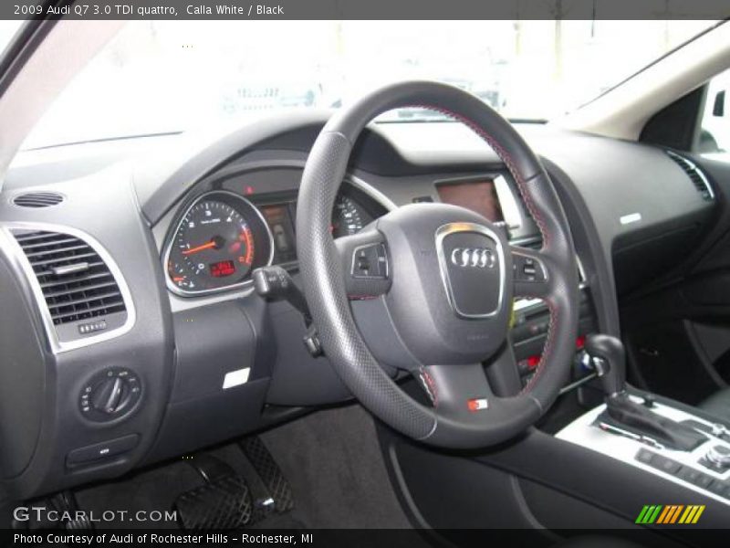 Calla White / Black 2009 Audi Q7 3.0 TDI quattro