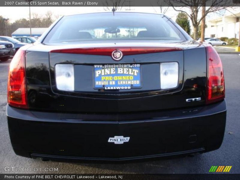 Black Raven / Ebony 2007 Cadillac CTS Sport Sedan