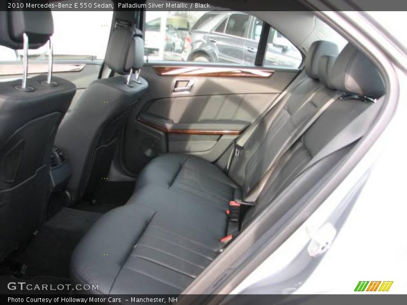 Palladium Silver Metallic / Black 2010 Mercedes-Benz E 550 Sedan