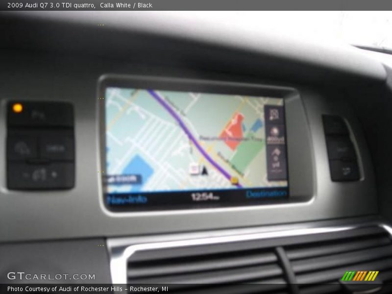 Calla White / Black 2009 Audi Q7 3.0 TDI quattro