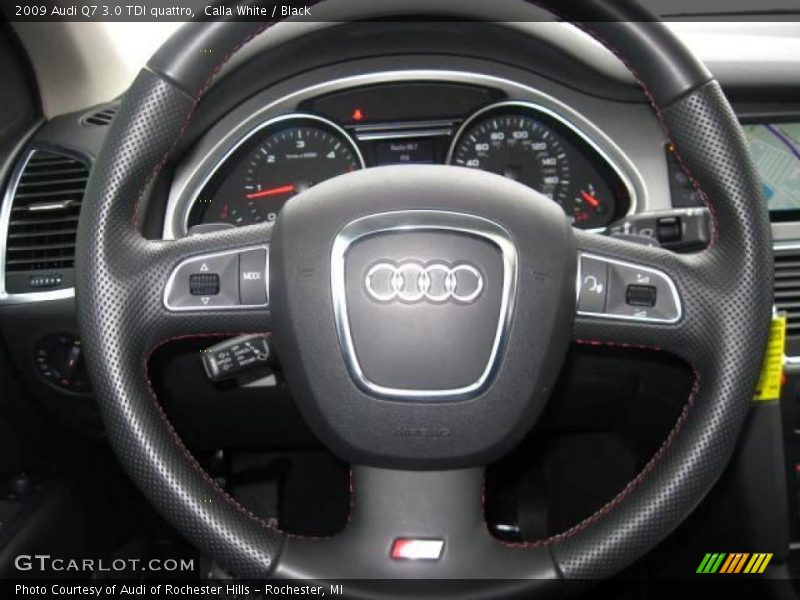 Calla White / Black 2009 Audi Q7 3.0 TDI quattro