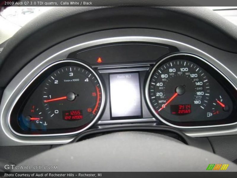 Calla White / Black 2009 Audi Q7 3.0 TDI quattro