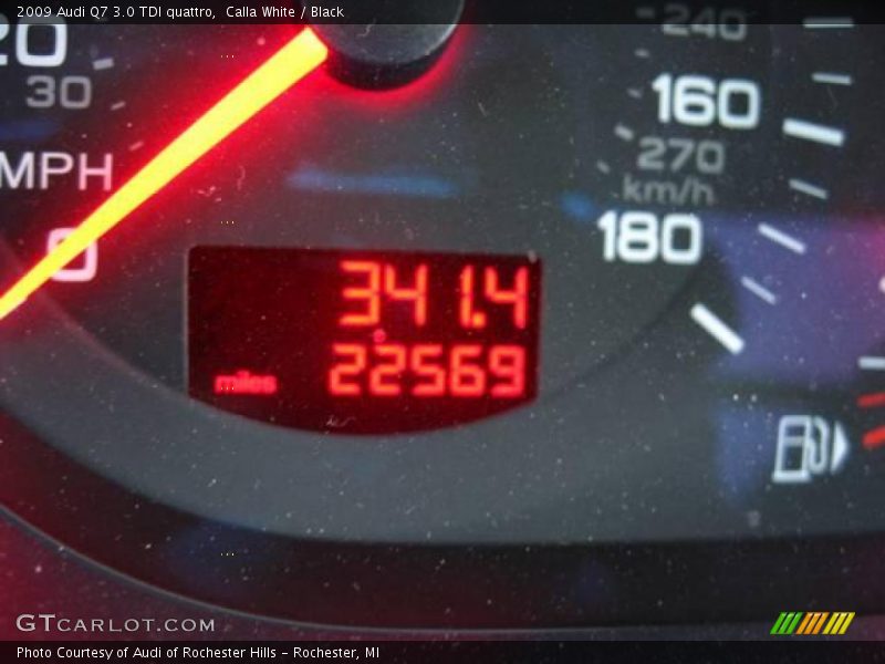 Calla White / Black 2009 Audi Q7 3.0 TDI quattro