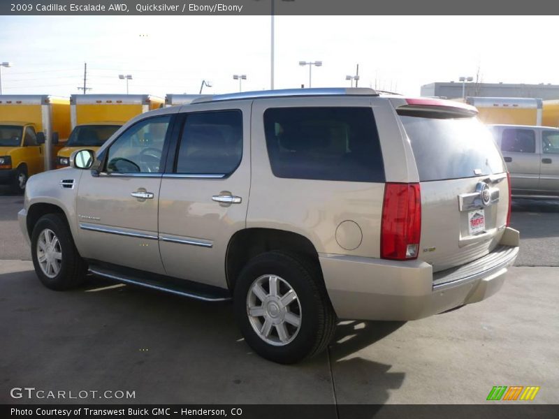 Quicksilver / Ebony/Ebony 2009 Cadillac Escalade AWD