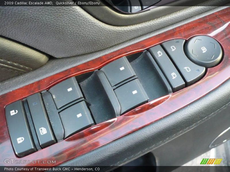 Quicksilver / Ebony/Ebony 2009 Cadillac Escalade AWD