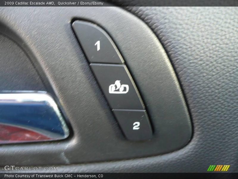 Quicksilver / Ebony/Ebony 2009 Cadillac Escalade AWD