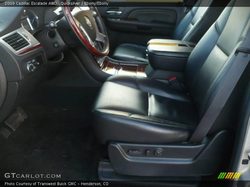 Quicksilver / Ebony/Ebony 2009 Cadillac Escalade AWD