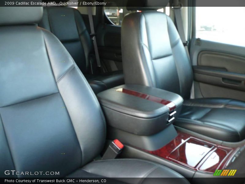 Quicksilver / Ebony/Ebony 2009 Cadillac Escalade AWD